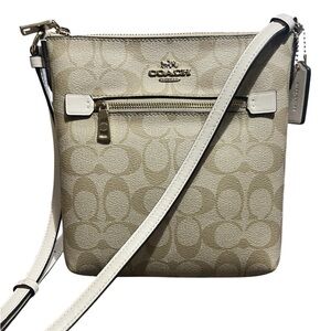 Coach Mini Rowan File Bag Signature Canvas Crossbody